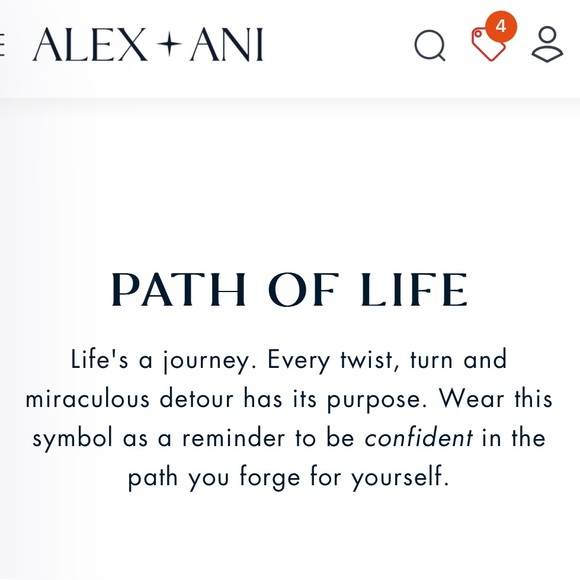 Alex and Ani silver Path of Life bracelet - Picture 11 of 11